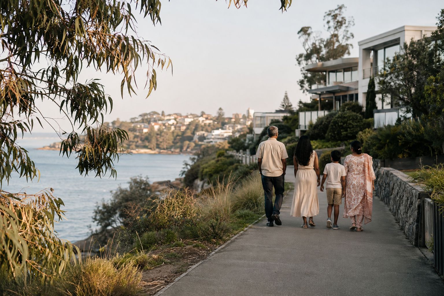 Illustrative family life in Australia